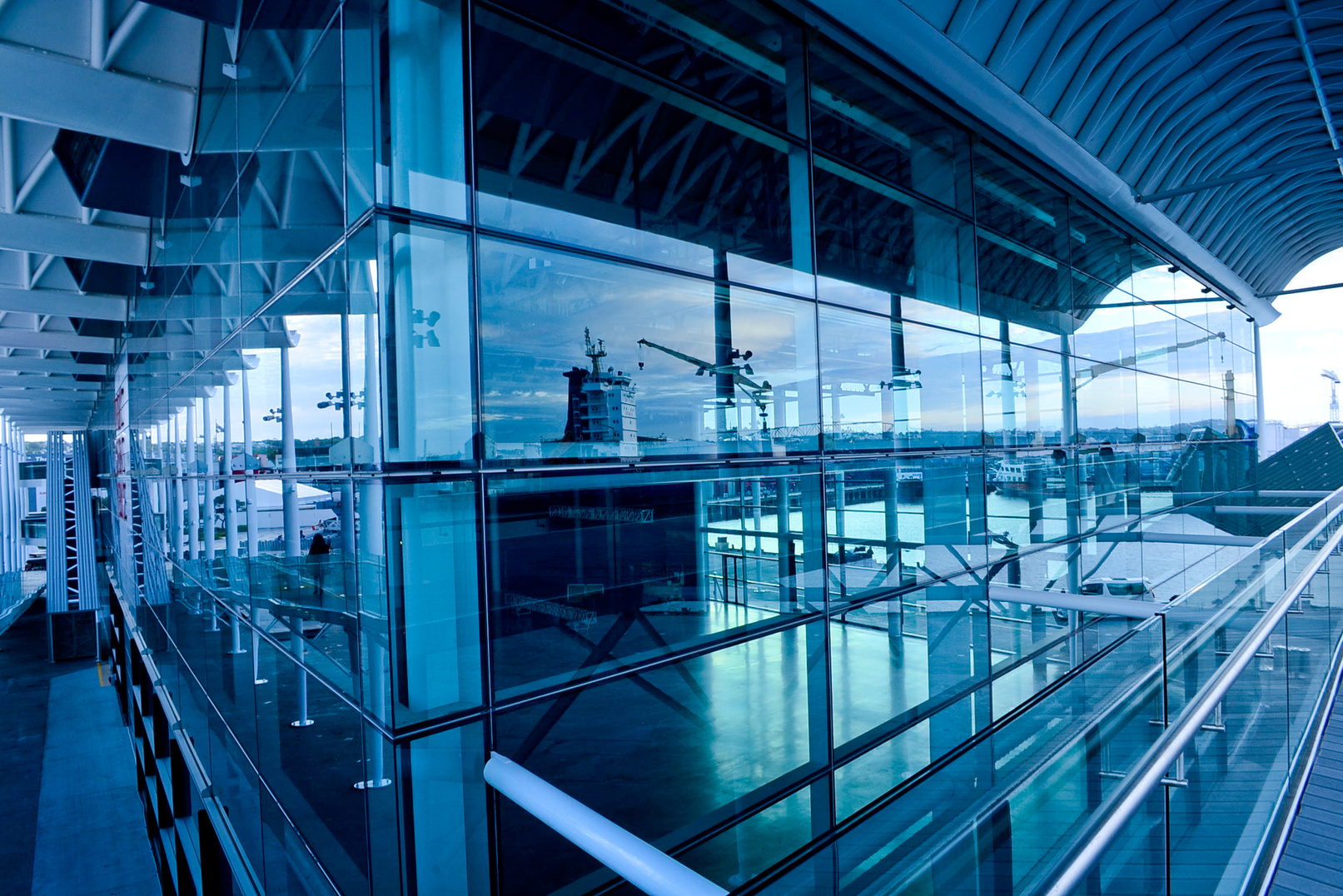 Curtain Wall Building Interior